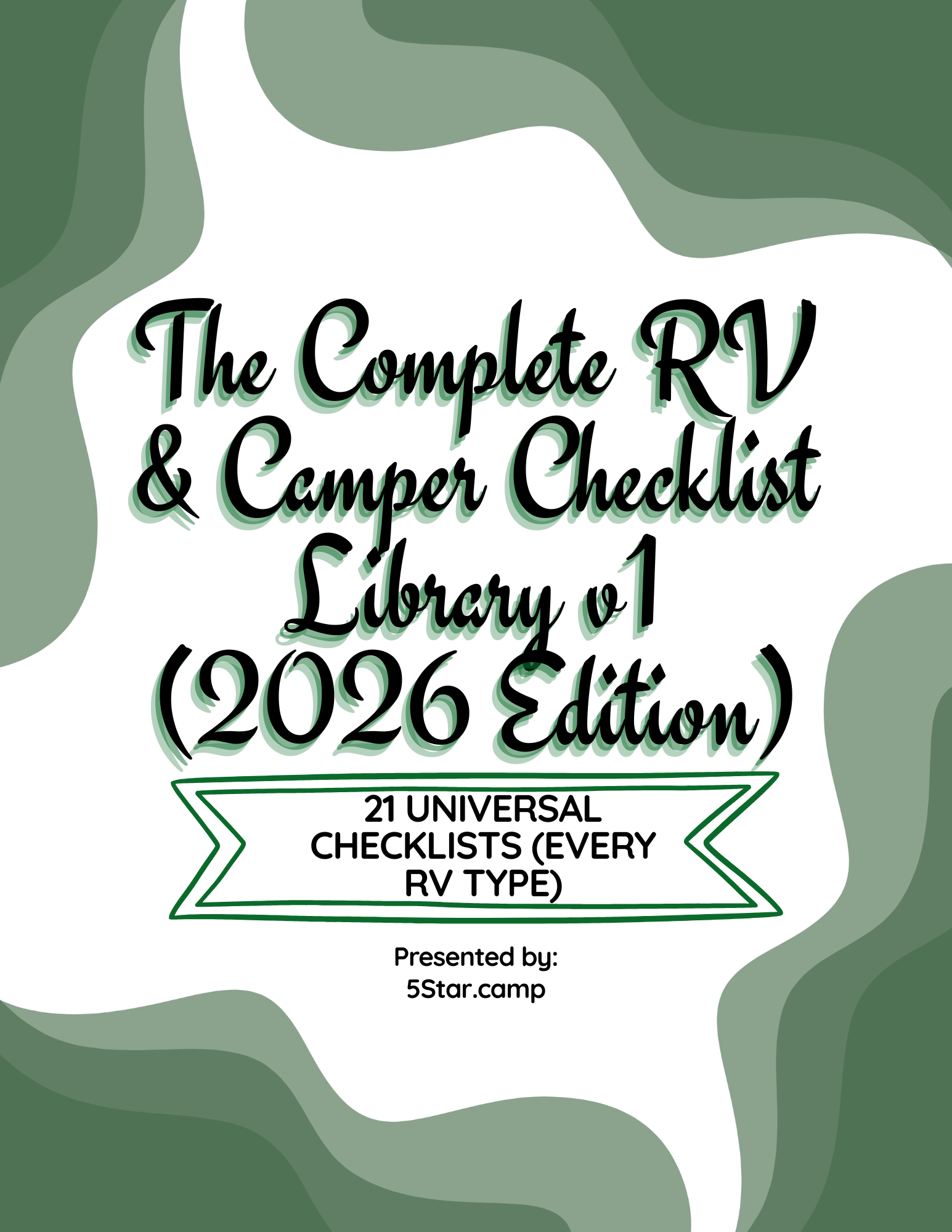 The Complete RV & Camper Checklist Library v1 (2026 Edition)